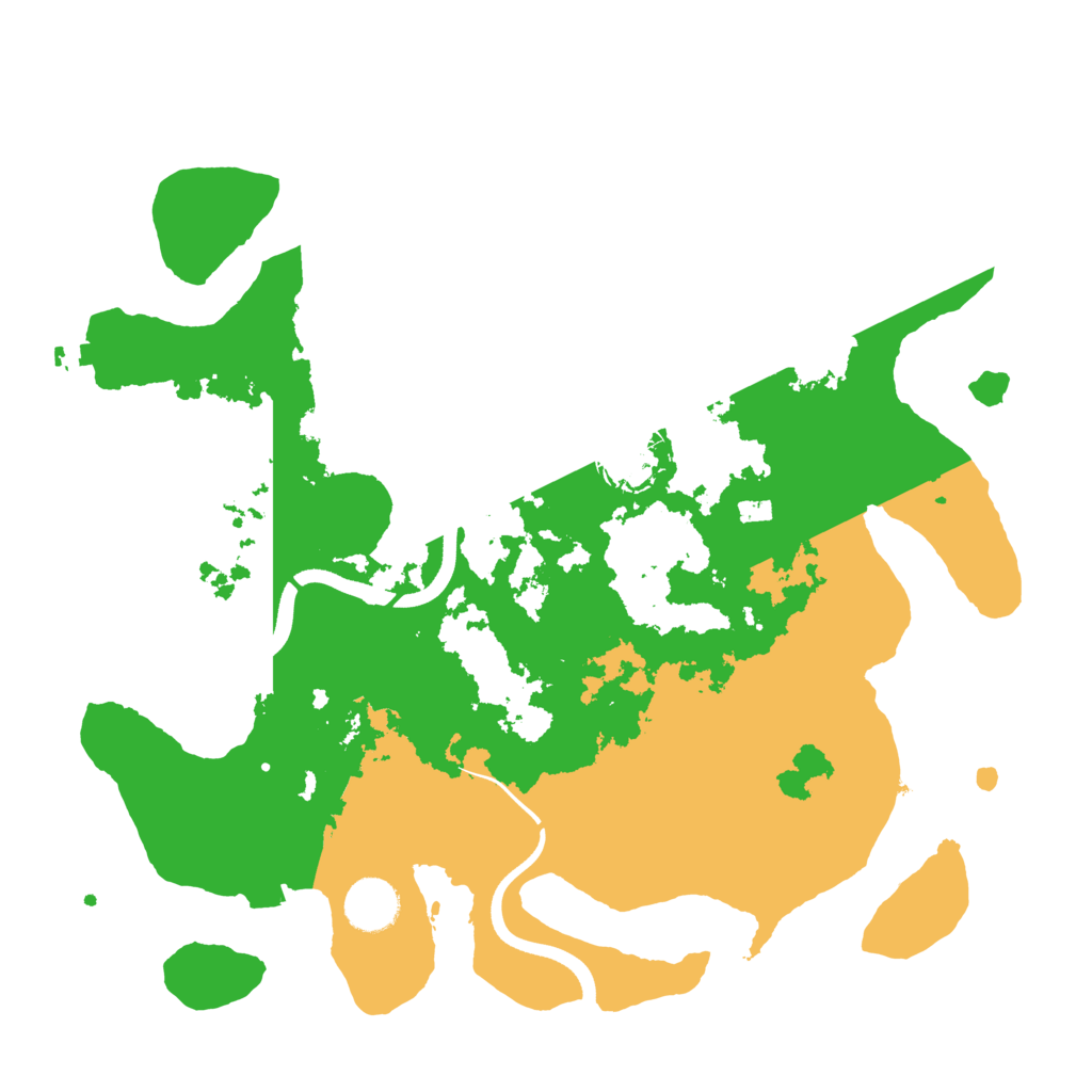 Biome Rust Map: Procedural Map, Size: 3550, Seed: 964264