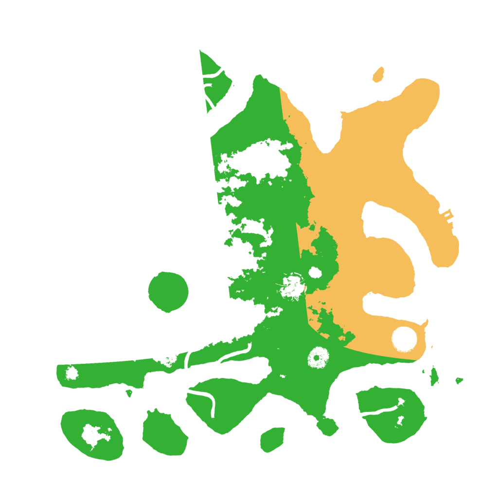 Biome Rust Map: Procedural Map, Size: 3500, Seed: 6238238