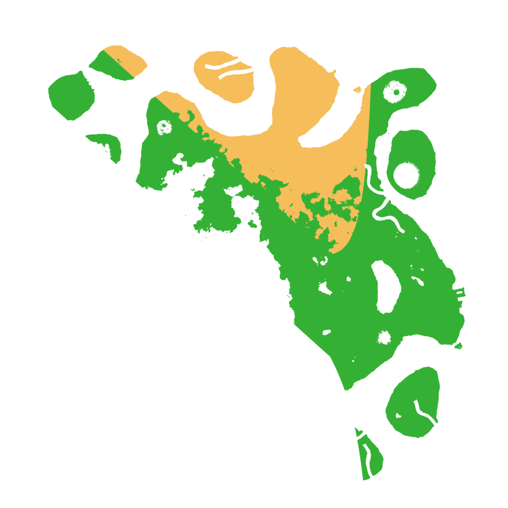 Biome Rust Map: Procedural Map, Size: 3500, Seed: 2285