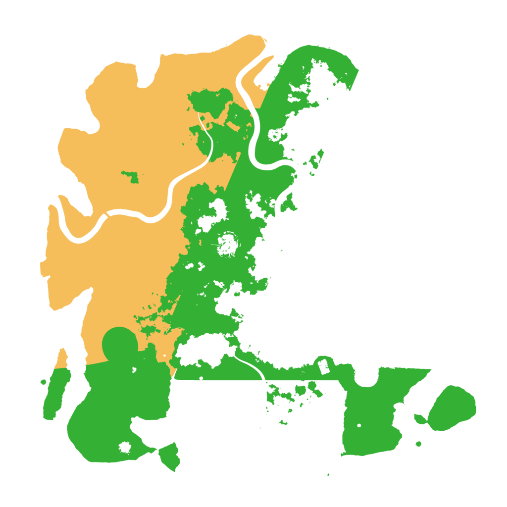 Biome Rust Map: Procedural Map, Size: 3850, Seed: 70768651