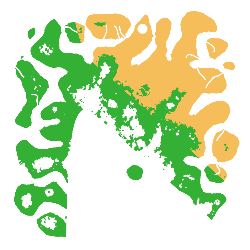 Biome Rust Map: Procedural Map, Size: 4500, Seed: 6148758