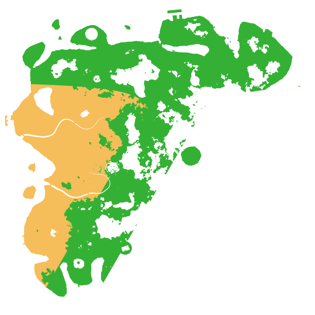 Biome Rust Map: Procedural Map, Size: 4500, Seed: 2804400