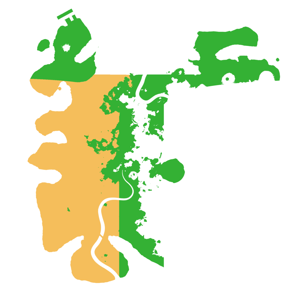 Biome Rust Map: Procedural Map, Size: 3550, Seed: 77777208