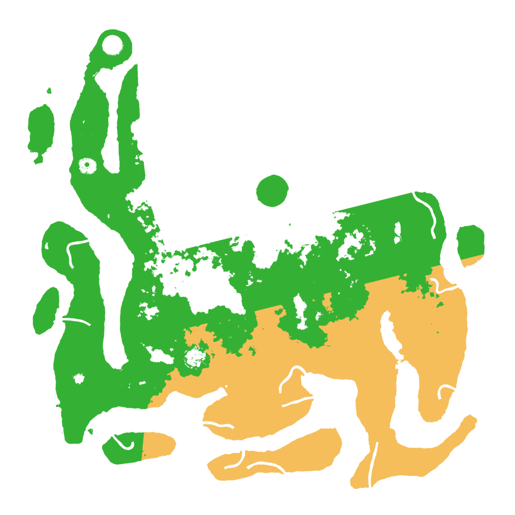 Biome Rust Map: Procedural Map, Size: 4500, Seed: 654322