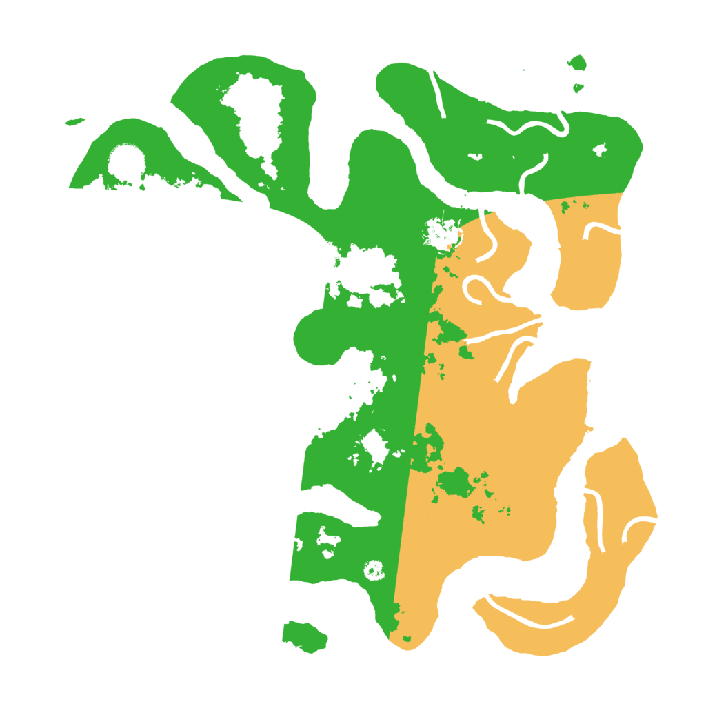 Biome Rust Map: Procedural Map, Size: 3500, Seed: 6067502