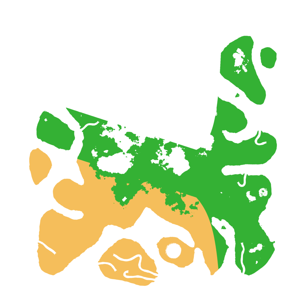 Biome Rust Map: Procedural Map, Size: 3500, Seed: 5919596