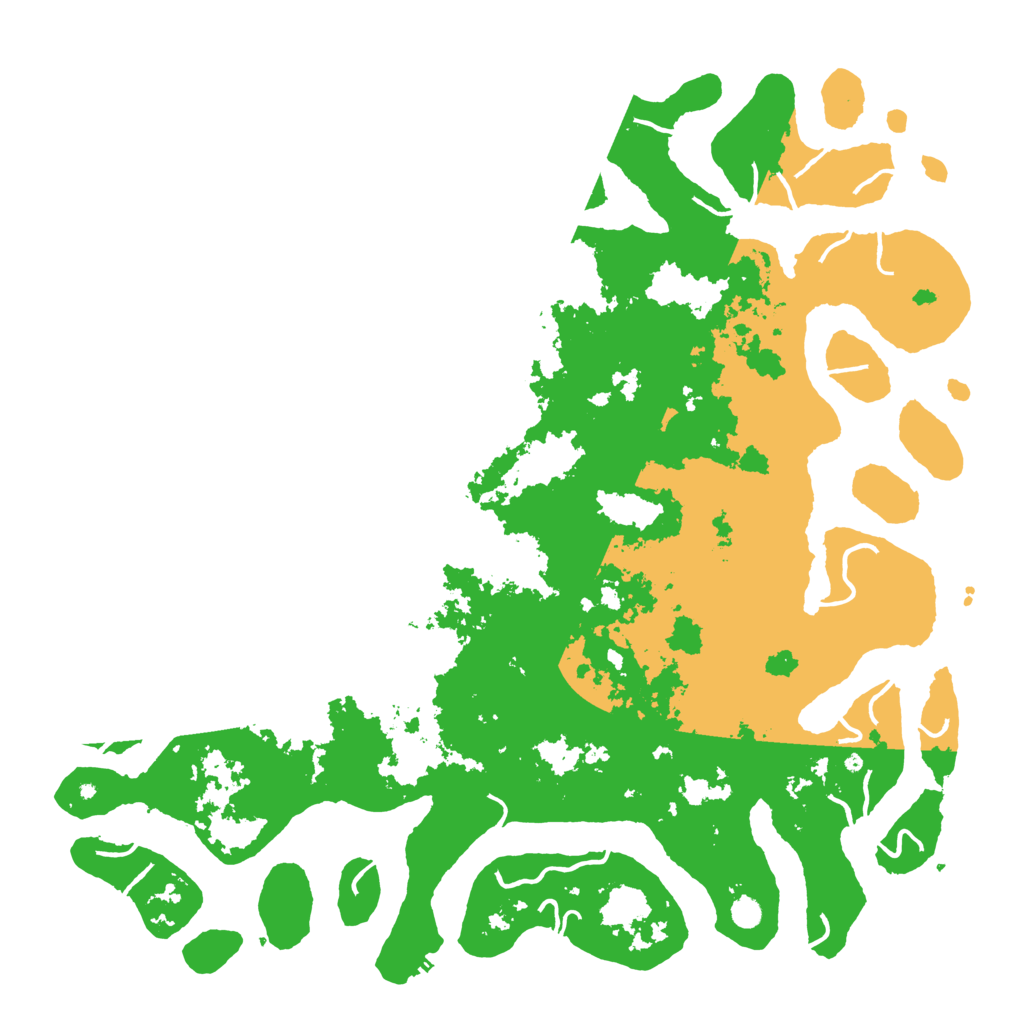 Biome Rust Map: Procedural Map, Size: 6000, Seed: 22770881