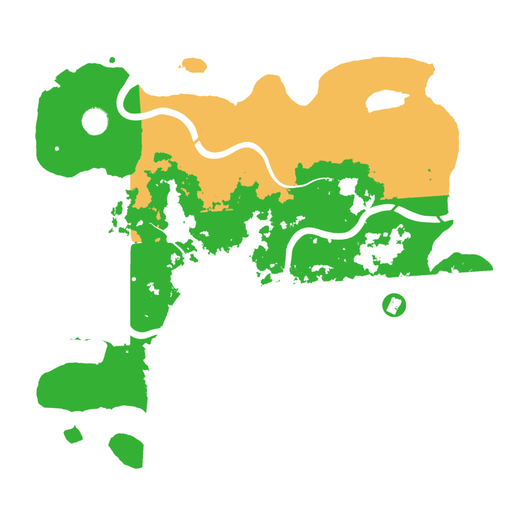 Biome Rust Map: Procedural Map, Size: 3500, Seed: 1695693