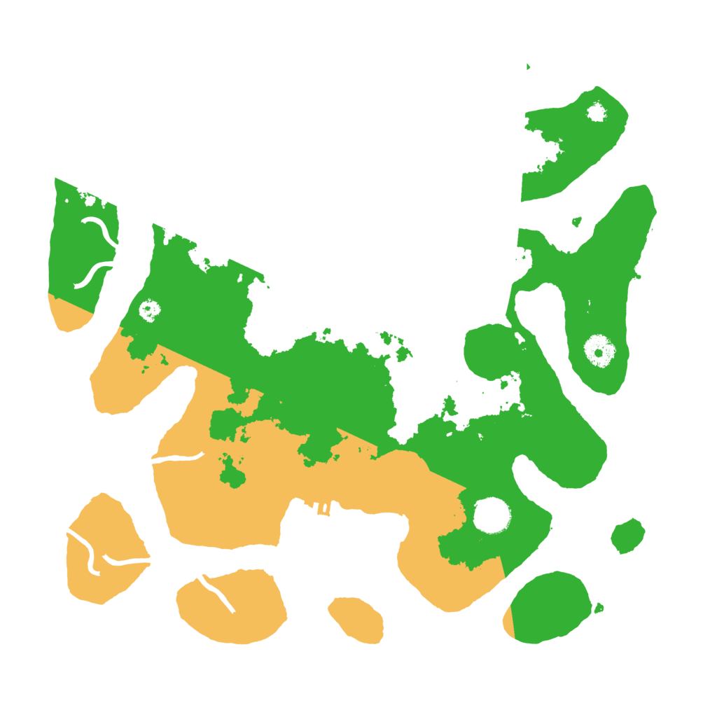 Biome Rust Map: Procedural Map, Size: 3500, Seed: 5532568