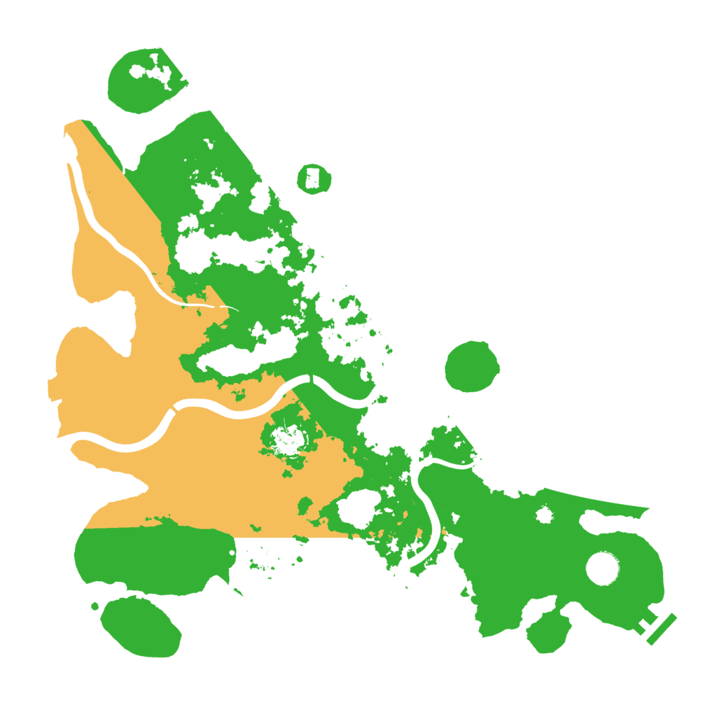 Biome Rust Map: Procedural Map, Size: 3800, Seed: 369951191