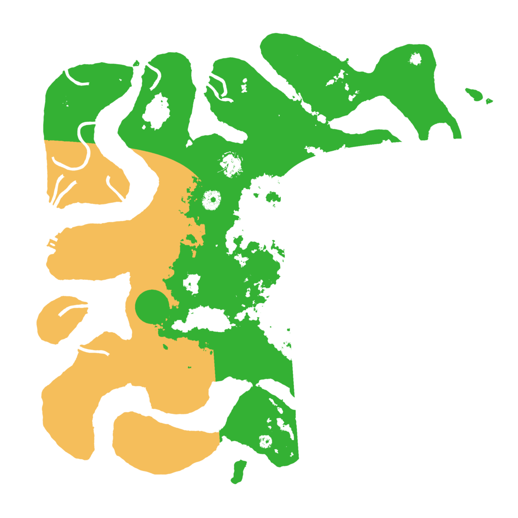 Biome Rust Map: Procedural Map, Size: 4000, Seed: 7122124
