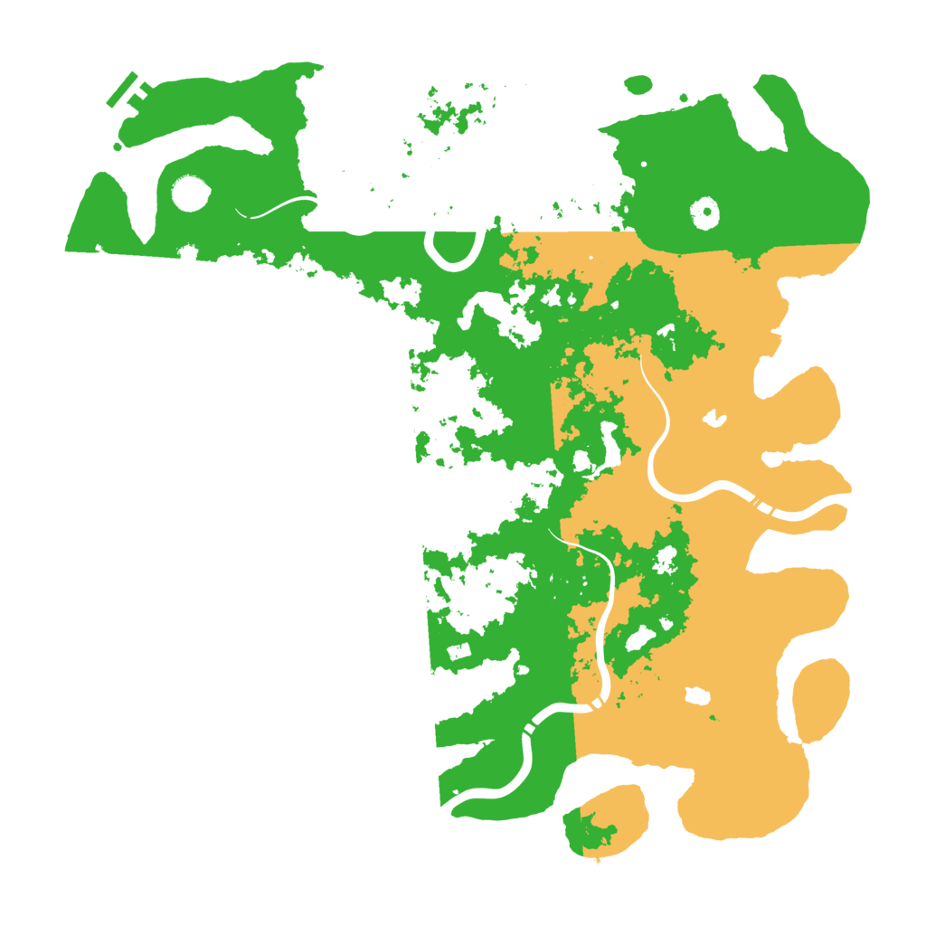 Biome Rust Map: Procedural Map, Size: 4500, Seed: 1774531