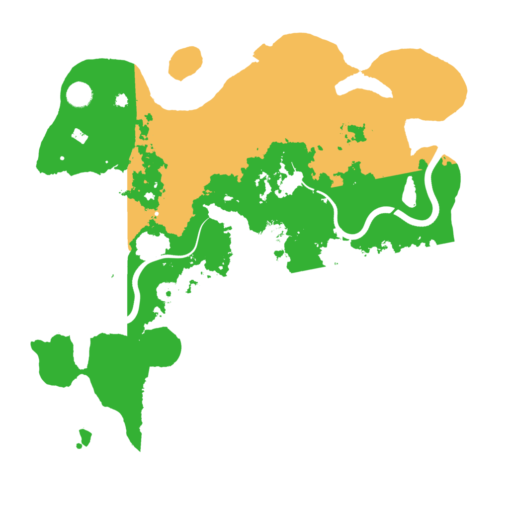 Biome Rust Map: Procedural Map, Size: 3500, Seed: 5290200