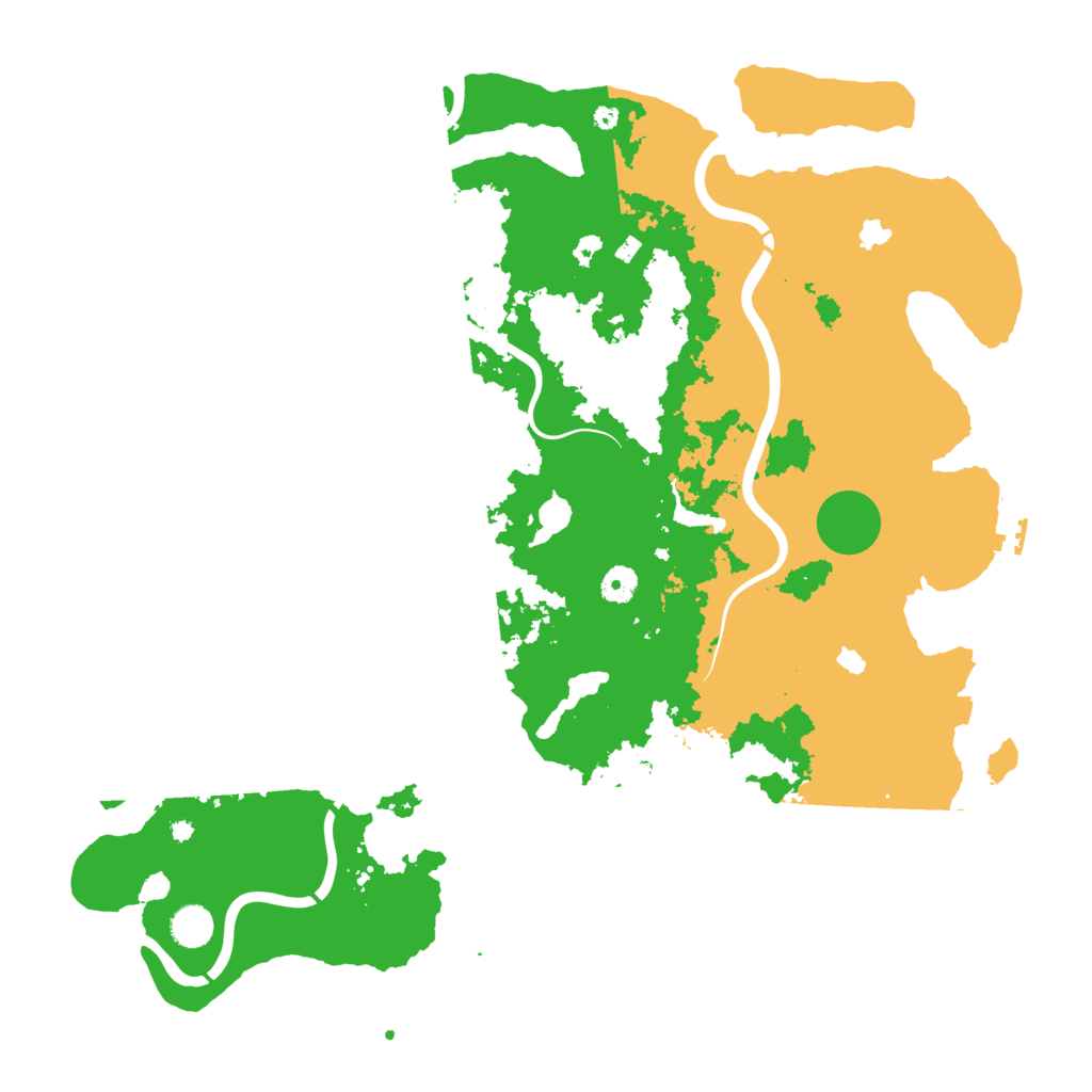 Biome Rust Map: Procedural Map, Size: 4500, Seed: 177816