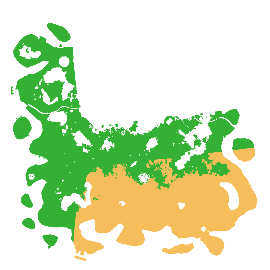 Biome Rust Map: Procedural Map, Size: 4500, Seed: 3253069