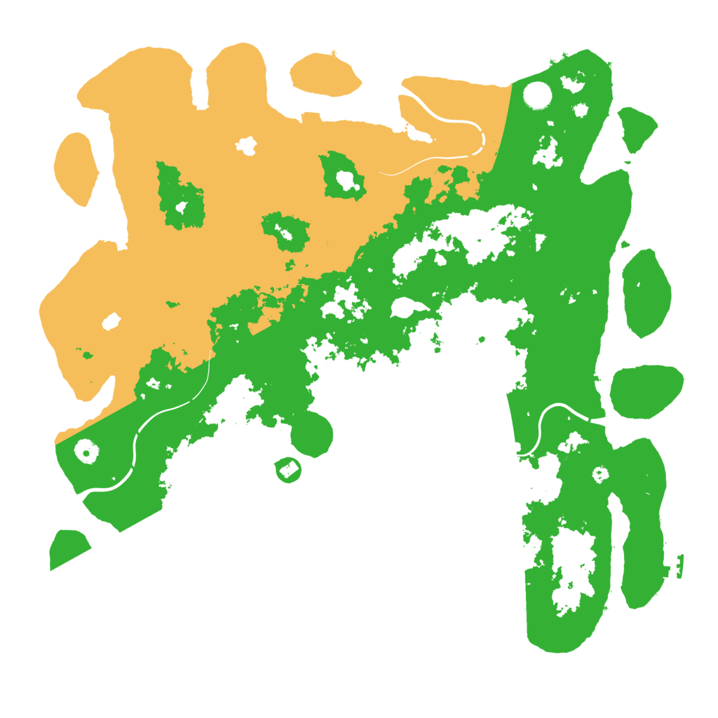 Biome Rust Map: Procedural Map, Size: 4500, Seed: 1611723
