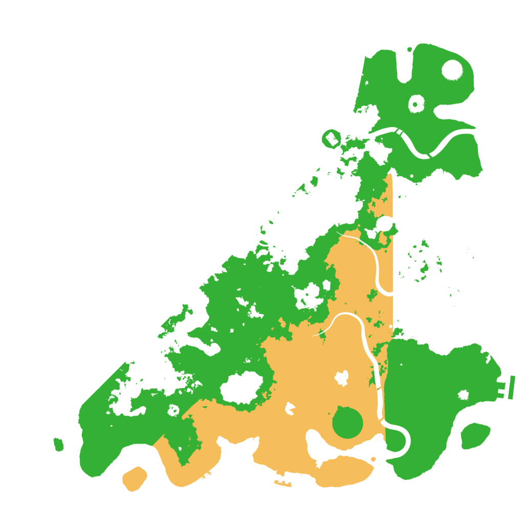 Biome Rust Map: Procedural Map, Size: 4500, Seed: 4943793