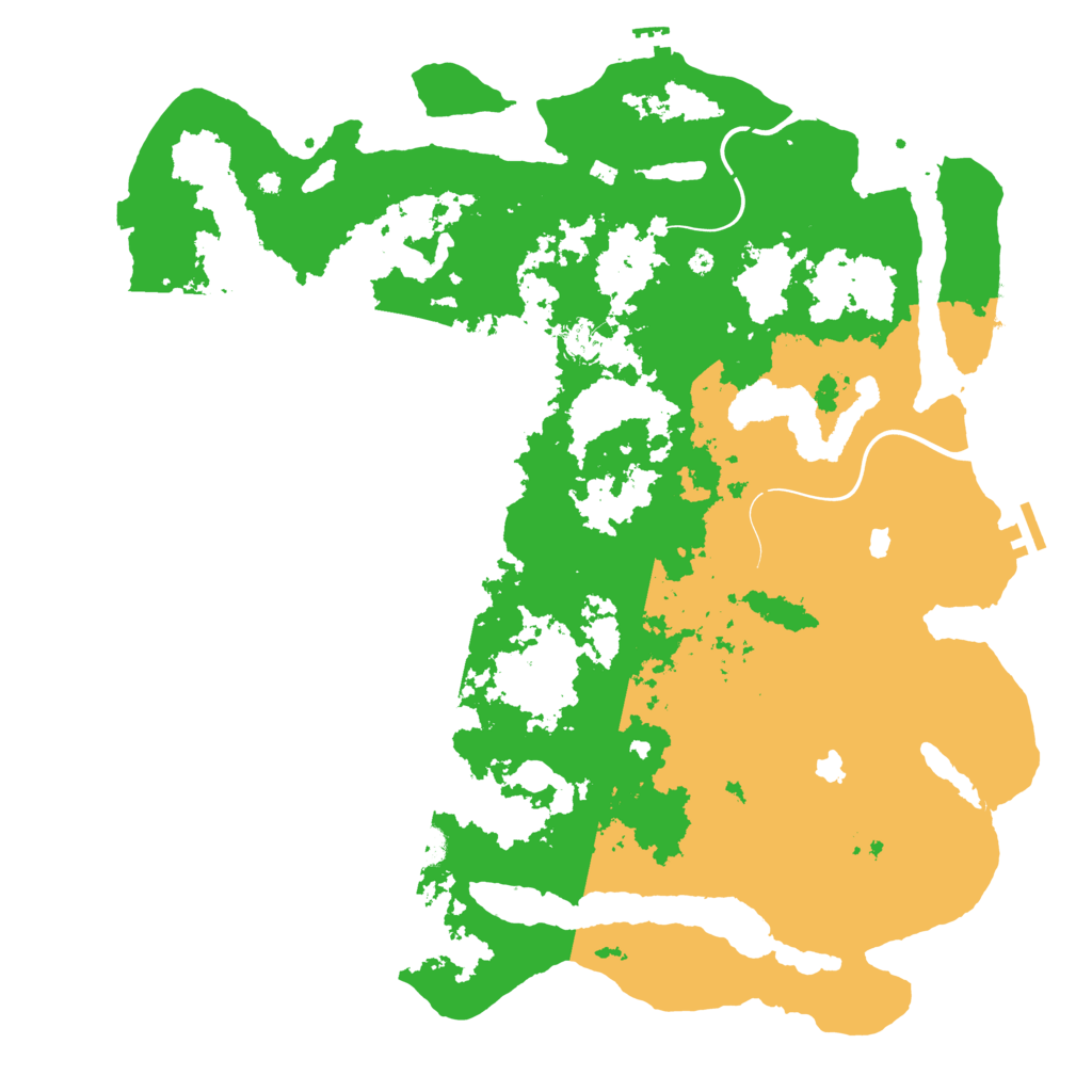 Biome Rust Map: Procedural Map, Size: 4500, Seed: 1929045