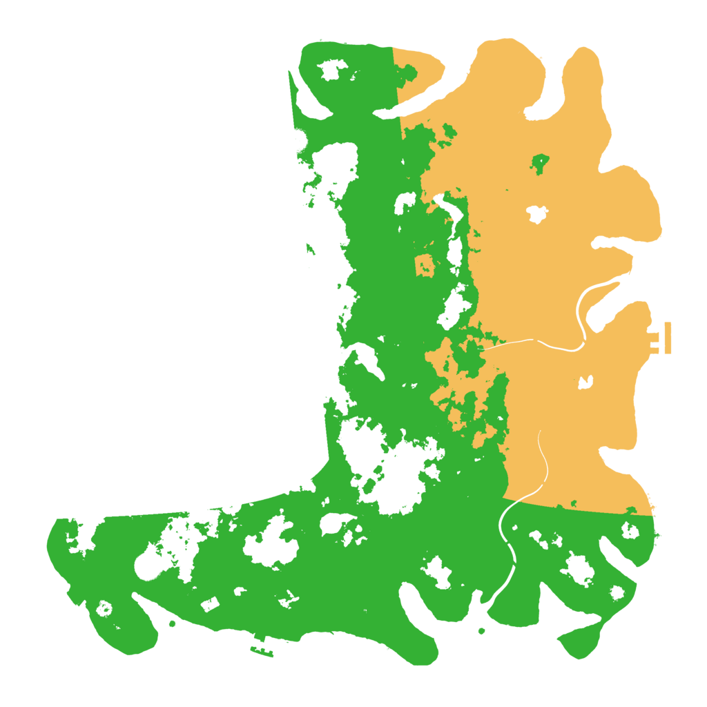 Biome Rust Map: Procedural Map, Size: 4500, Seed: 3289153
