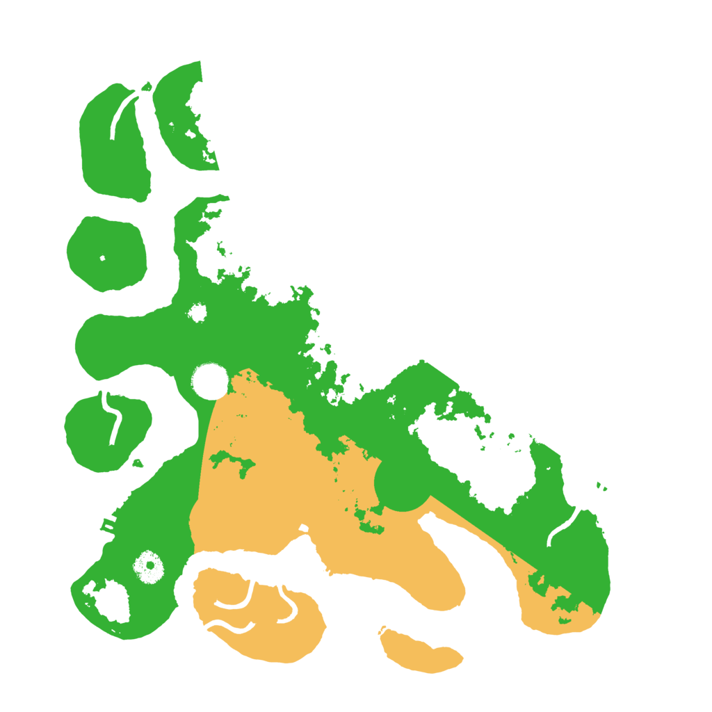 Biome Rust Map: Procedural Map, Size: 3500, Seed: 1692357