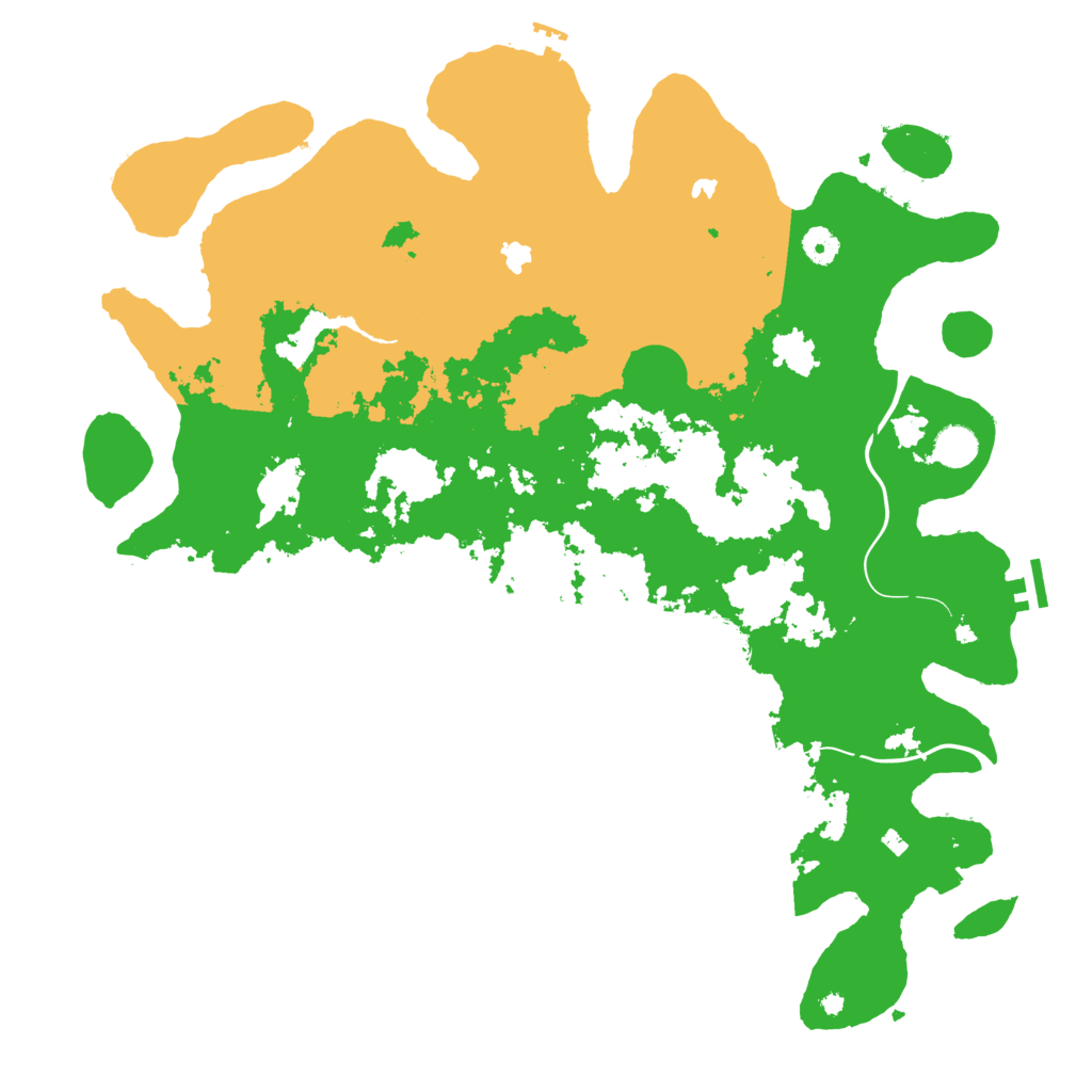 Biome Rust Map: Procedural Map, Size: 4500, Seed: 5677120