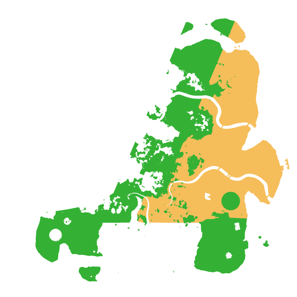 Biome Rust Map: Procedural Map, Size: 4250, Seed: 1205998657