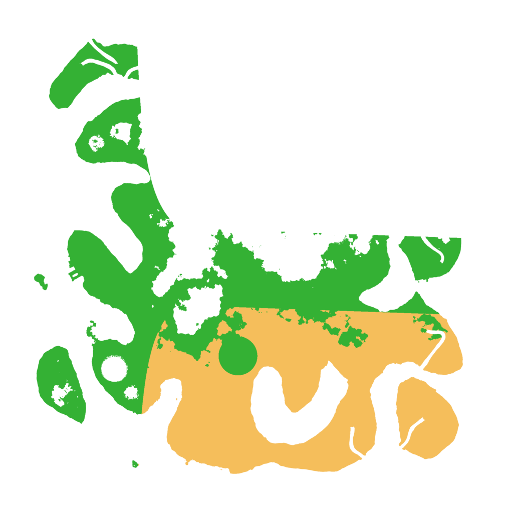 Biome Rust Map: Procedural Map, Size: 3500, Seed: 2060768