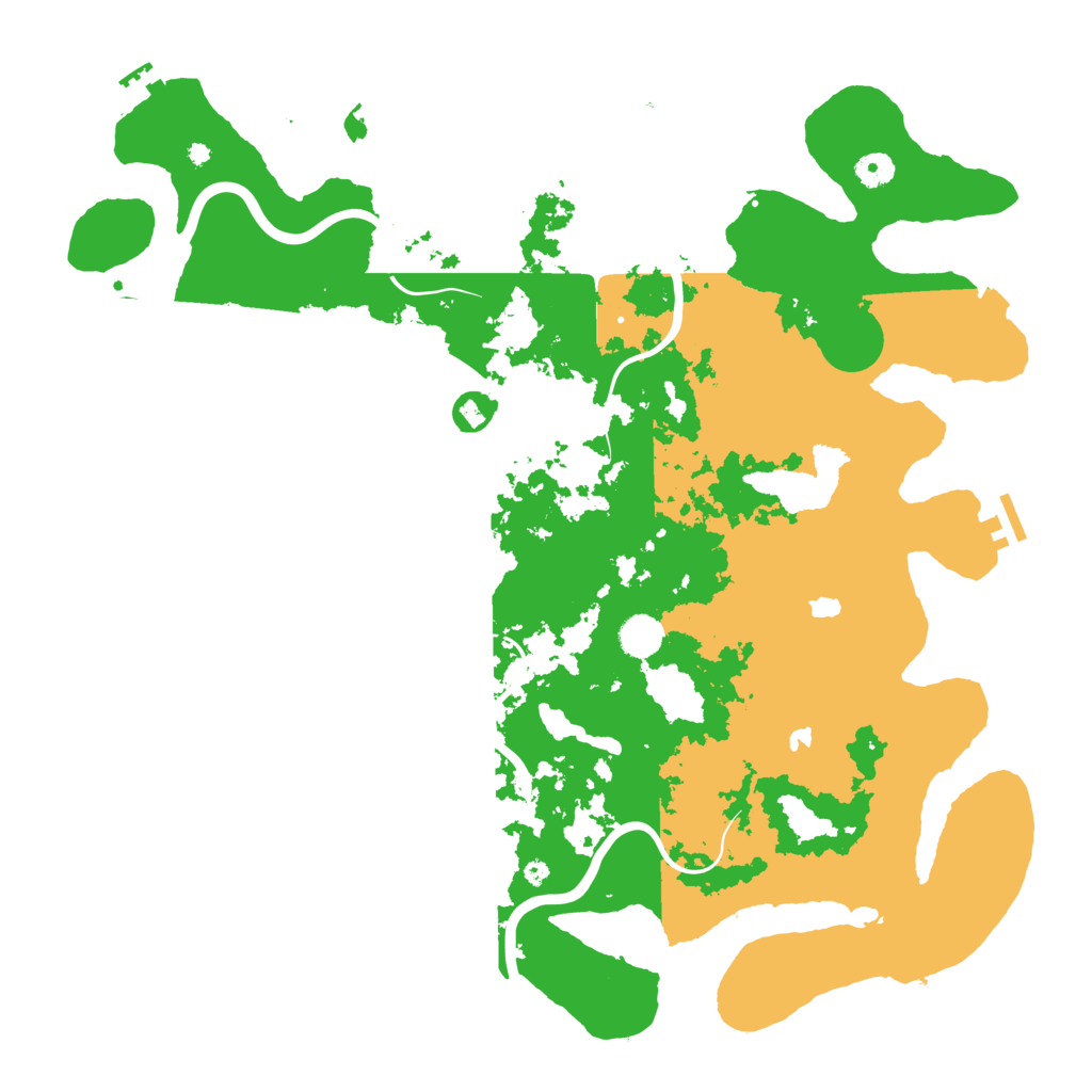 Biome Rust Map: Procedural Map, Size: 4500, Seed: 5807097