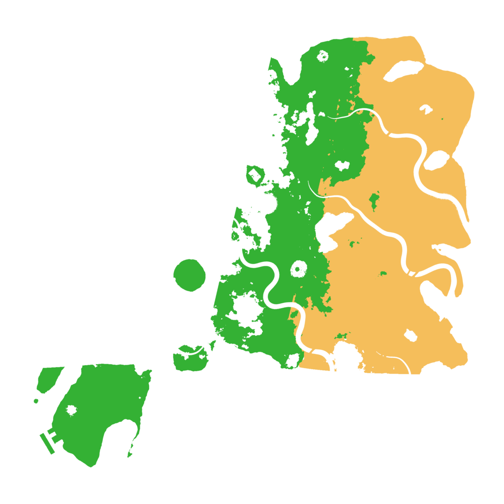 Biome Rust Map: Procedural Map, Size: 4500, Seed: 2458242