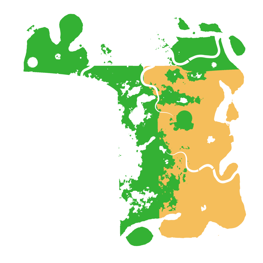 Biome Rust Map: Procedural Map, Size: 4500, Seed: 1530494