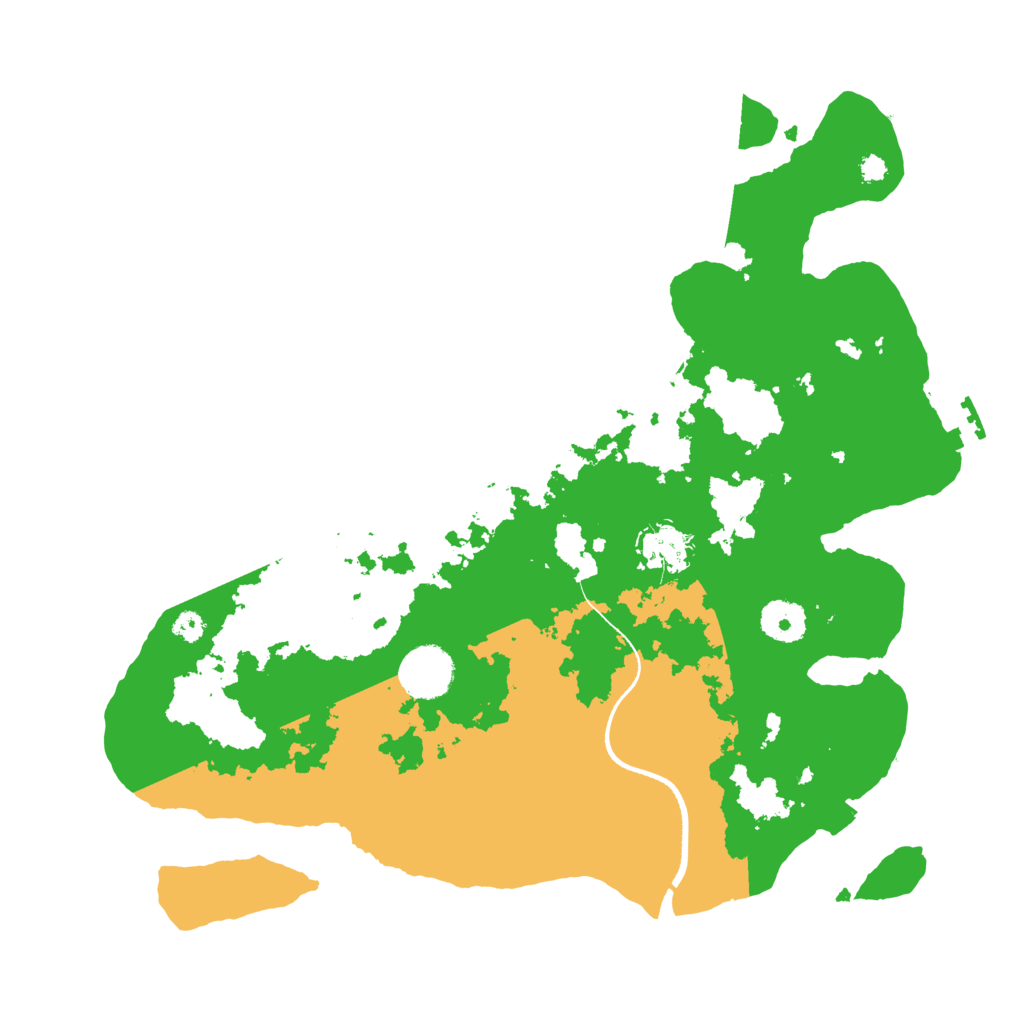 Biome Rust Map: Procedural Map, Size: 3500, Seed: 700486