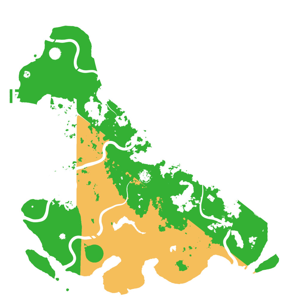 Biome Rust Map: Procedural Map, Size: 4500, Seed: 4553746