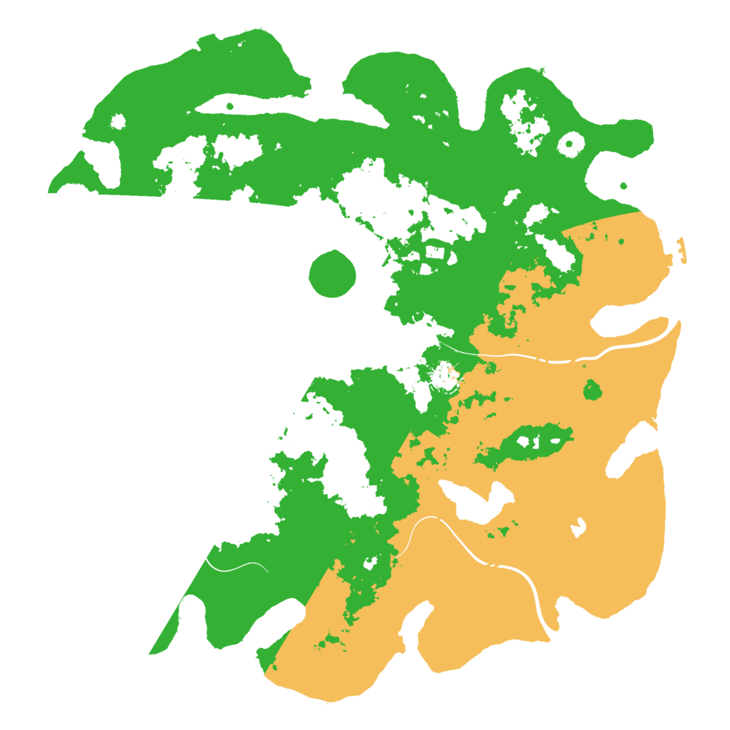 Biome Rust Map: Procedural Map, Size: 4250, Seed: 90182