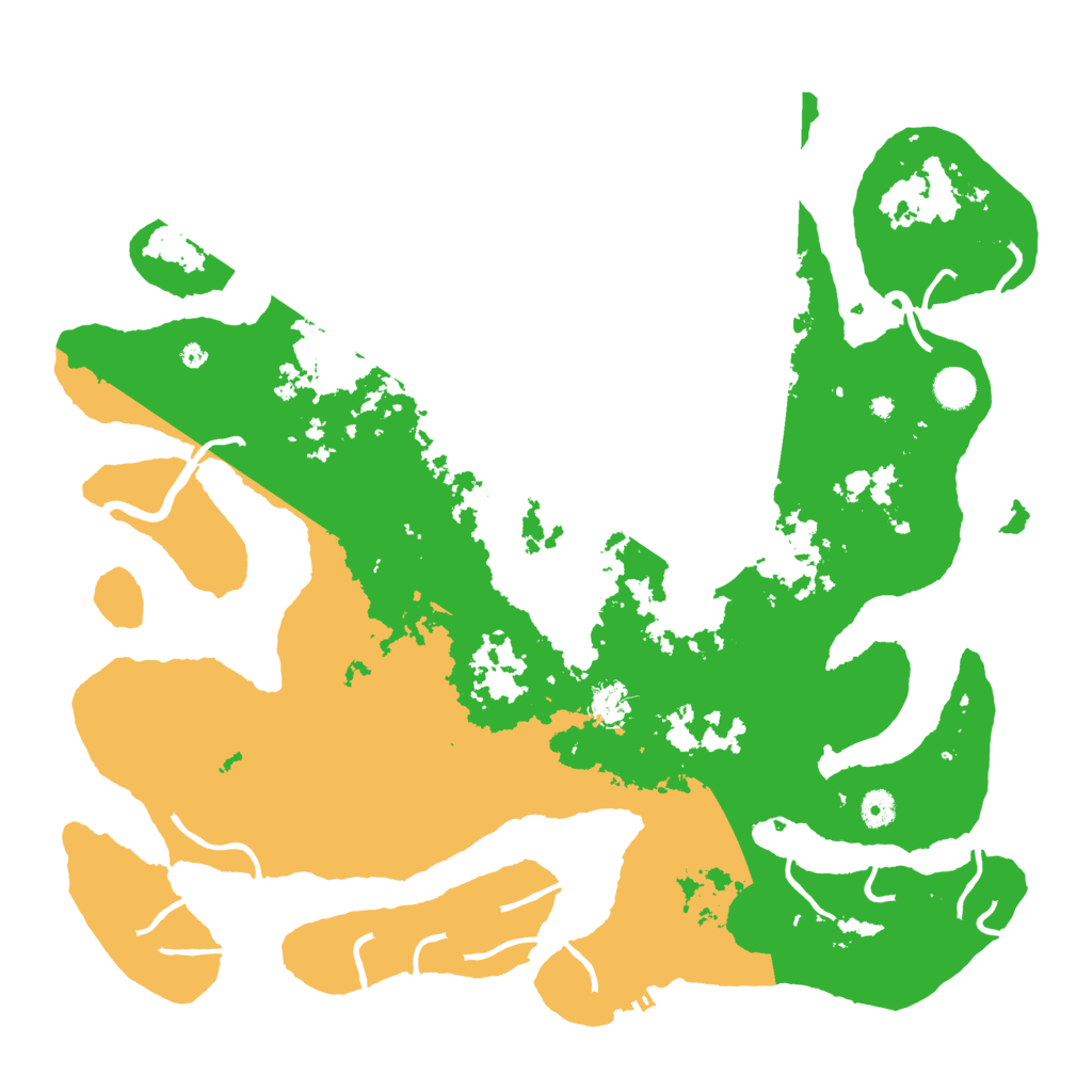 Biome Rust Map: Procedural Map, Size: 4500, Seed: 1249615302