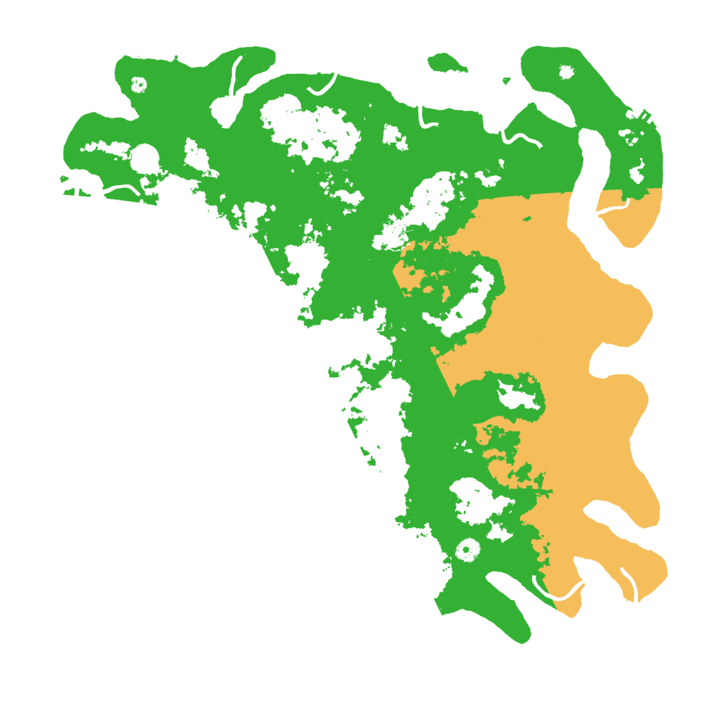Biome Rust Map: Procedural Map, Size: 4500, Seed: 621164