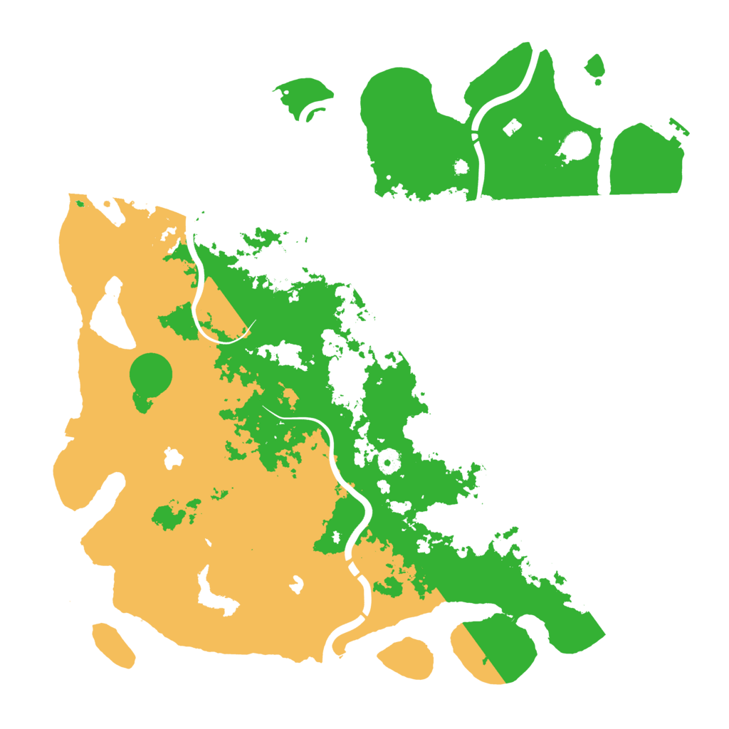 Biome Rust Map: Procedural Map, Size: 4500, Seed: 2587055