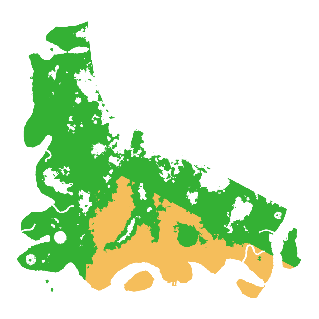 Biome Rust Map: Procedural Map, Size: 4500, Seed: 582936
