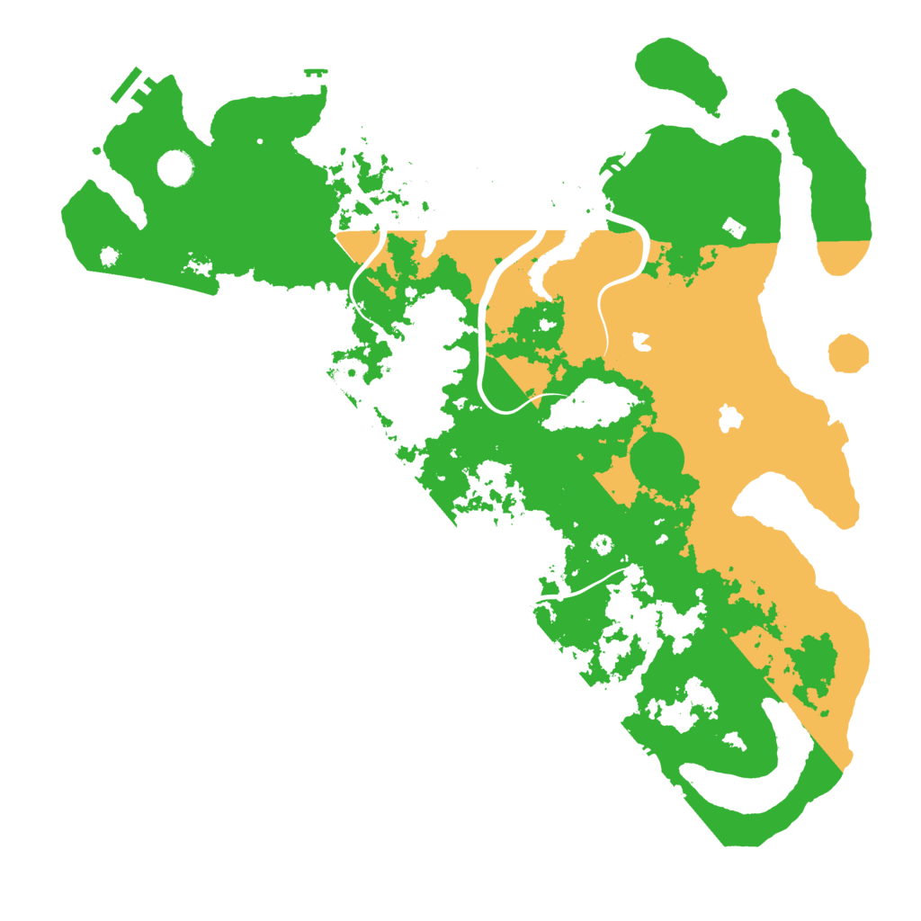 Biome Rust Map: Procedural Map, Size: 4500, Seed: 3430617