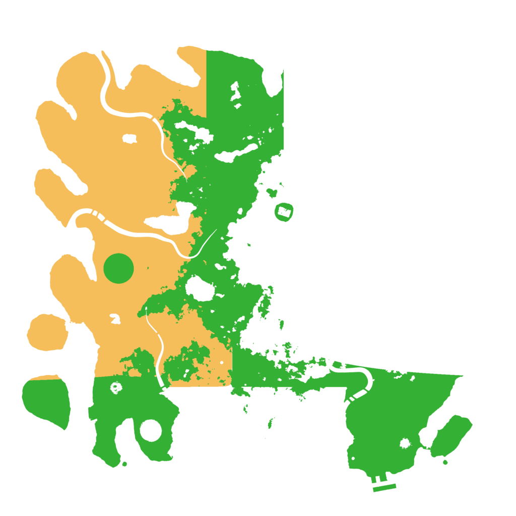 Biome Rust Map: Procedural Map, Size: 4500, Seed: 1813283