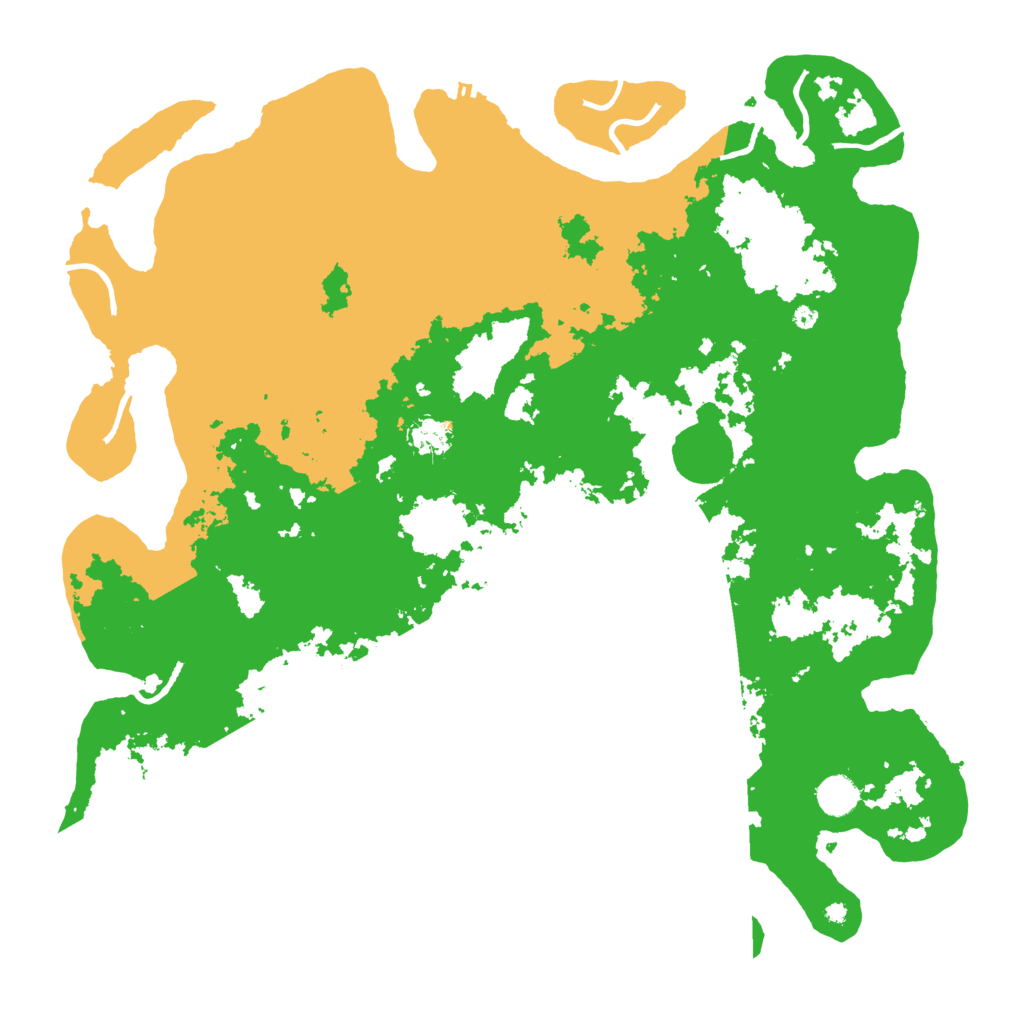 Biome Rust Map: Procedural Map, Size: 4500, Seed: 413572