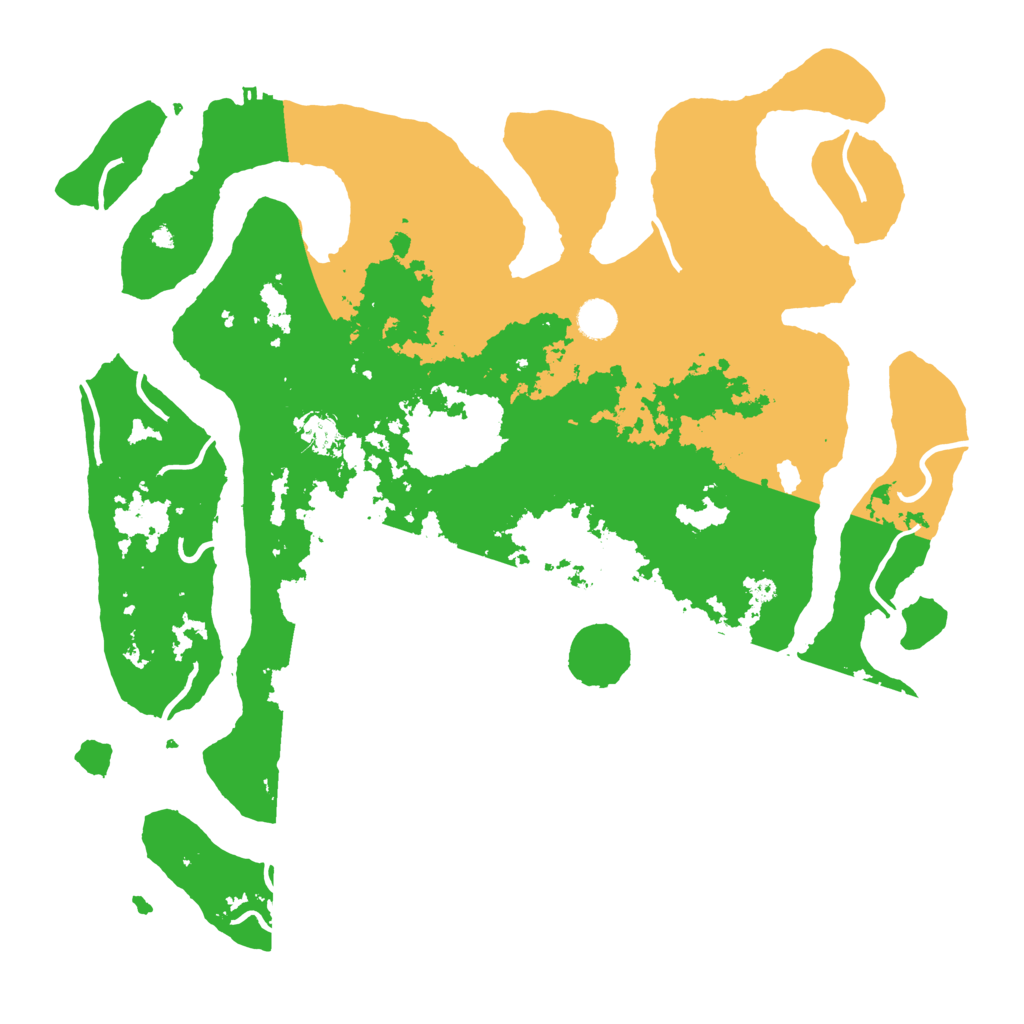 Biome Rust Map: Procedural Map, Size: 4500, Seed: 1078812