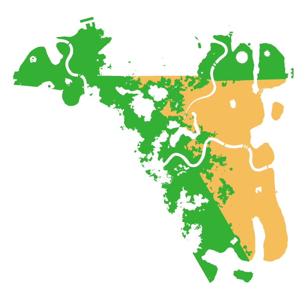 Biome Rust Map: Procedural Map, Size: 4500, Seed: 2692968