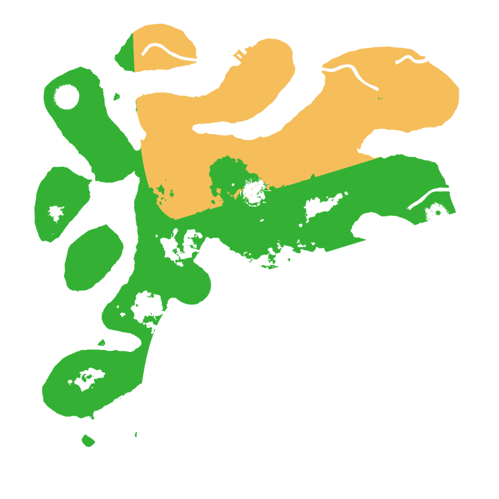 Biome Rust Map: Procedural Map, Size: 3550, Seed: 494939