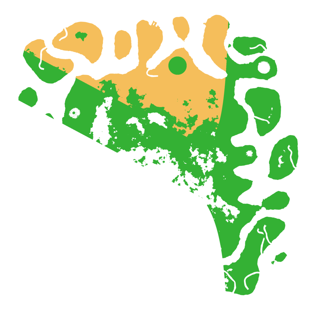 Biome Rust Map: Procedural Map, Size: 4500, Seed: 5036880