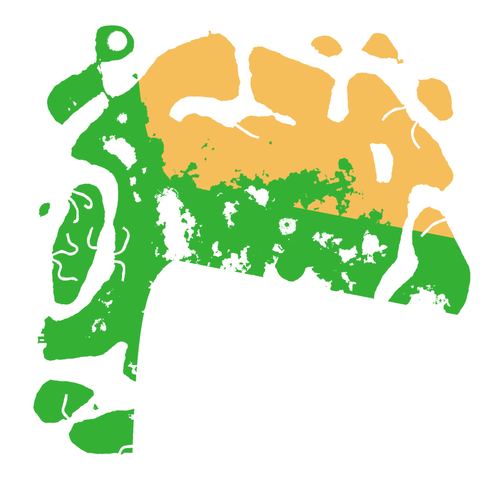 Biome Rust Map: Procedural Map, Size: 4500, Seed: 482101