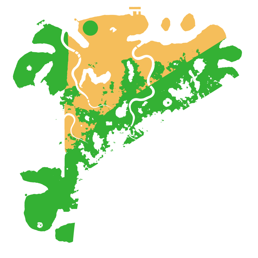 Biome Rust Map: Procedural Map, Size: 4500, Seed: 5873097