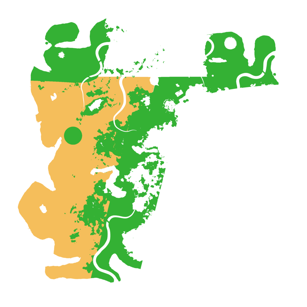 Biome Rust Map: Procedural Map, Size: 4500, Seed: 2734807