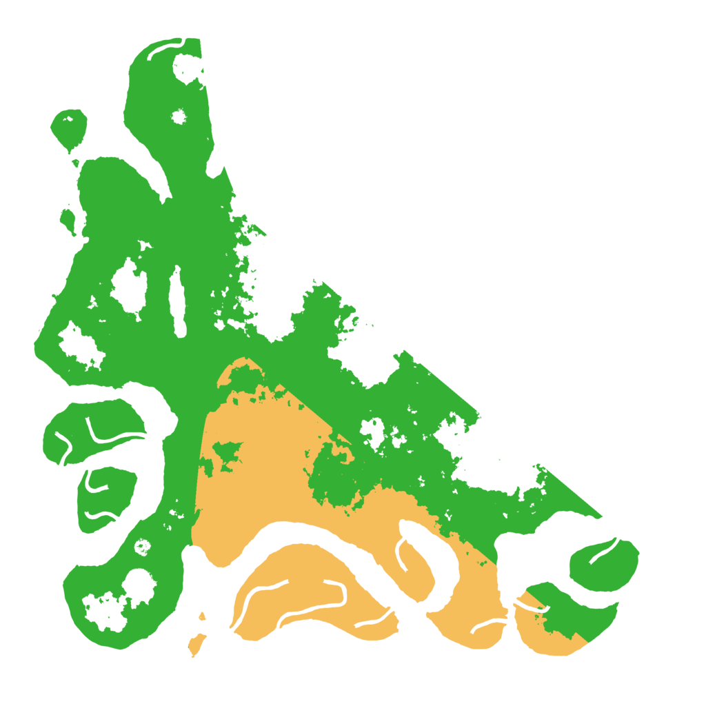 Biome Rust Map: Procedural Map, Size: 4500, Seed: 3113734