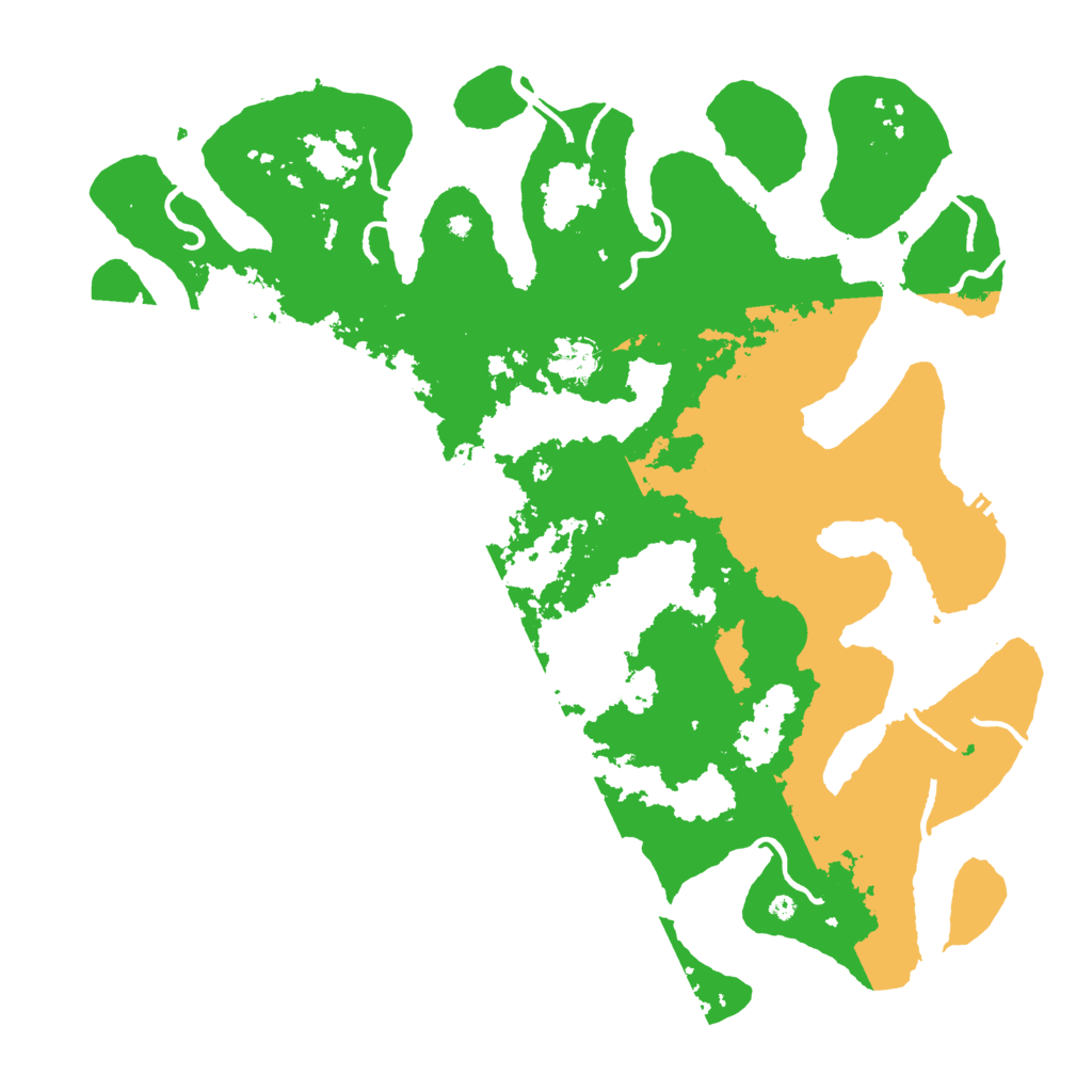 Biome Rust Map: Procedural Map, Size: 4500, Seed: 306508