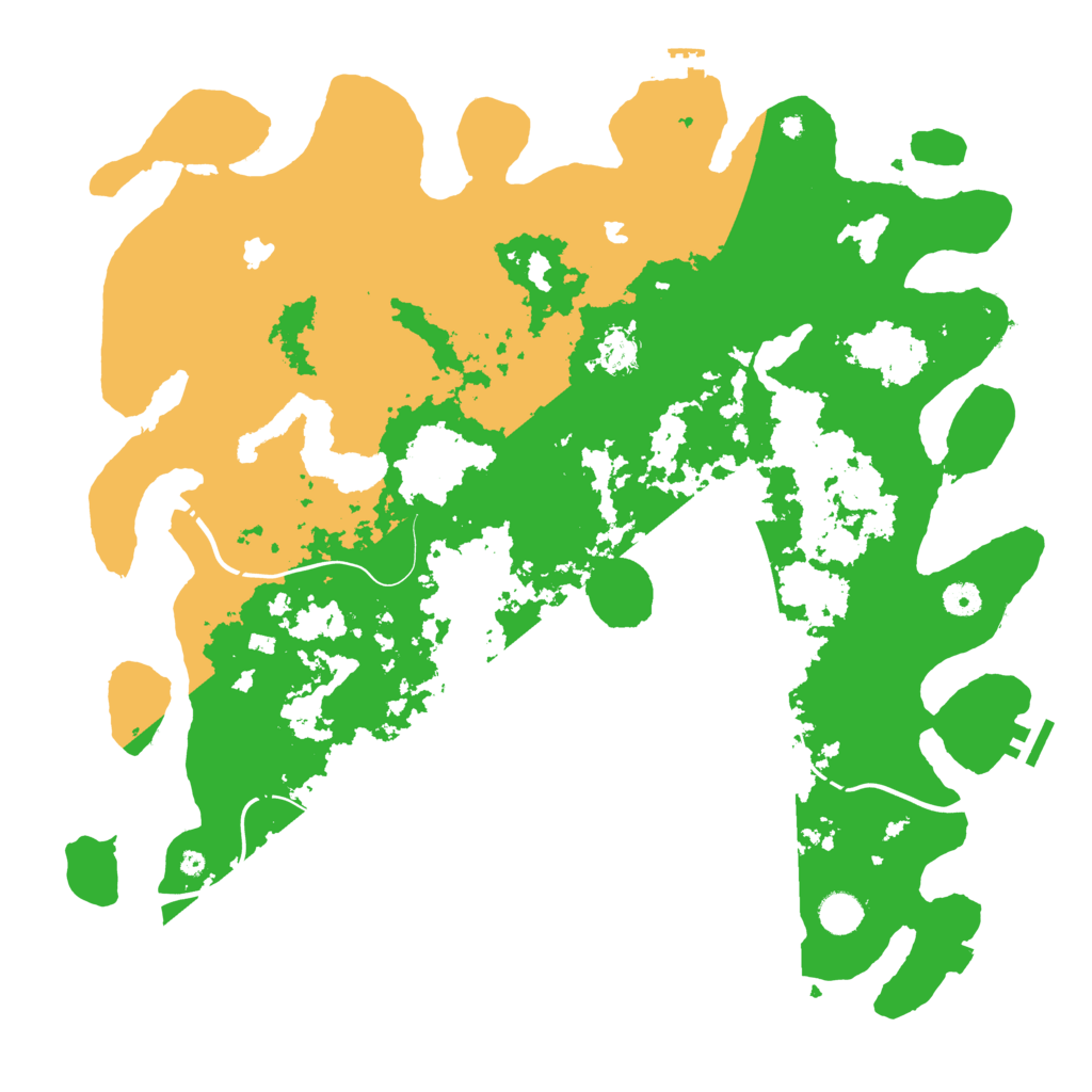 Biome Rust Map: Procedural Map, Size: 4500, Seed: 5590838